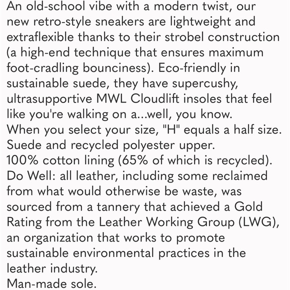 Madewell League Sneakers in Navy Suede NK123 Spring 2023 Men Women - Picture 8 of 8